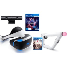 Resim Feza Sony Vr Sanal Gerçeklik Gözlüğü + Kamera + Aim Controller + 2 Adet Move + Vr Oyun Renewed 