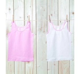 Resim Blackspade Kız Çocuk Atlet 2li Paket 1297 - Pembe Beyaz 