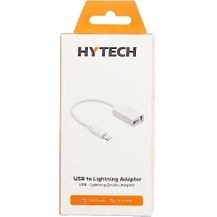 Resim HY-XO48 Beyaz USB F To Lightning 10CM Kablolu Otg Çevirici 