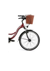 Resim Bisan Sandy Şehir Bisikleti 43 Cm V 26 Jant 21 Vites Bordo Beyaz Bordo 