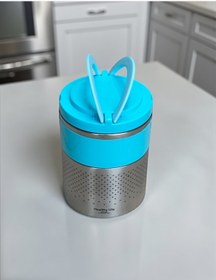 Resim Penguen Çelik yemek termos vakumlu okul iş kamp seyhat beslenme yemek kabı 2li sefer tası sızdırmaz 1,5lt 