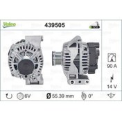 Resim Valeo ALTERNATOR 12V 90A DOBLO FIORINO GRANDE PUNTO IDEA LINEA PANDA PUNTO 1,3D 05> - 439505 