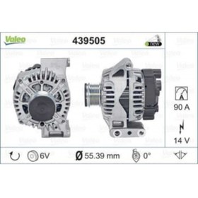 Resim Valeo ALTERNATOR 12V 90A DOBLO FIORINO GRANDE PUNTO IDEA LINEA PANDA PUNTO 1,3D 05> - 439505 