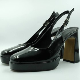 Resim MEDUSA SHOES Rugan Platform Topuklu Ayakkabı 