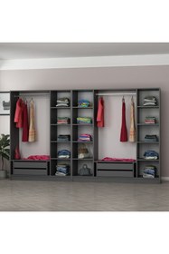 Resim Minar Kale 190cm 7 Bolme 4 Cek Gıyınme Dlp Antr 