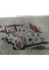 Resim Sea Sheel Tek Kişilik Yatak Örtüsü 
