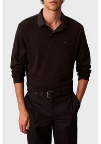 Resim Calvin Klein Erkek Polo Yaka Sweat Lv040em909 Gro Kahve Kahve 