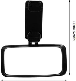 Resim VALICLUD Araba Aynası Ayarlanabilir Arka Yüzlü Araba İç Mekan Dikiz Geniş Açılı Net Görünüm Arka Koltuk Bebek Aynası Araba SUV Kamyonet İçin 