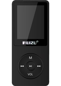 Resim Suofeng Ruızu X02 Spor Mp3 Çalar - 8gb Hafızalı, Kayıpsız Müzik, Şık Siyah Tasarım 