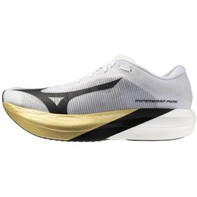Resim Mizuno Hyperwarp Pure Erkek Koşu Ayakkabısı Gri / Altın Çok Renkli 