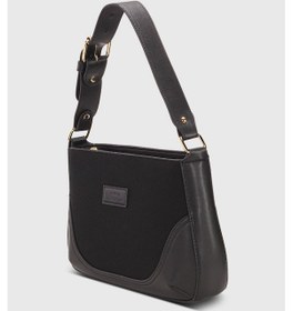 Resim Housebags Siyah Ayarlanabilir Omuz Askılı Vintage Bag Siyah 