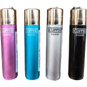 Resim Clipper Micro Crystal Taşlı Çakmak 4'lü Set (No4) 