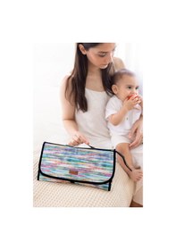 Resim Bebek Alt Açma Bakım Çantası Organizerli Anne Bebek Yenidoğan Değiştirme Minderi Bb-504 