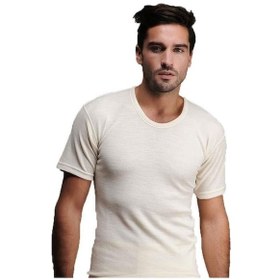 Resim Hasyün Erkek Kısa Kollu Yün Termal Fanila Woolmark Sertifikalı Ek 