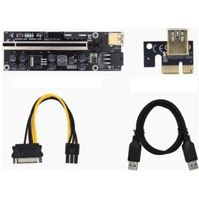 Resim Zauss V009C Plus Pcı-E X1 To X16 Riser Ekran Kartı Yükseltici 