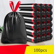Resim 100 Adet Ağır Hizmet Tipi Sızdırmaz & Koku Geçirmez Çöp Torbaları - Ekstra Büyük 3.0mil Kalınlıkta Plastik Torbalar, 3.0mil Güçlü, Sızdırmaz, Koku Geçirmez, Yırtılmaya Dayanıklı, Ev, Ofis, Mutfak, Banyo, Dış Mekan, Ticari Kullanım İçin - Çöp Kutuları ve Kaplarla Uyumlu, Mutfak Atık İmhası, Güvenli Bağcıklı Kapatma, Koku Geçirmez Malzeme 
