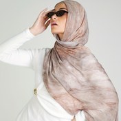 Resim 1 Adet Kadınlar İçin Yumuşak Nefes Alabilir Modal Hicab Eşarp - Düzensiz Tie-Dye Desen, Esnek Olmayan Sıkı Oturuşlu Ramazan ve Dini Etkinlikler İçin, Elde Yıkanabilir Parlak Pembe/Haki/Turuncu/Açık Gri/Açık Mavi Renklerde, Hicab Aksesuarları, Orta Kapatıcılıklı Baş Örtüsü, Zarif Drap Tasarımı, Pürüzsüz Dokulu Kumaş 