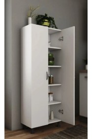 Resim 5 Bölmeli Çok Amaçlı Dolap Kiler Mutfak Banyo Dolabı 5blmldlp 