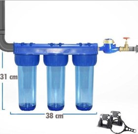 Resim Aqua Turco Daire Bina Girişi Pas Kireç Önleyici Ev Şebeke Girişi Su Arıtma 