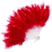 Resim Genel Markalar Tüylü Yelpaze Kırmızı Düğün Nişan Kına Gelin 