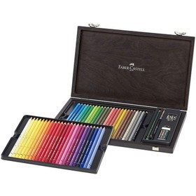 Resim Faber Castell Albrecht Dürer Sulu Boya Kalemi 48li Ahşap Kutu 