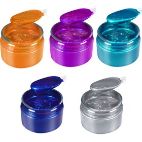 Resim 50g Yüksek Konsantrasyonlu Metalik Renk Pastası, Epoksi Reçine Boya Macunu, El Sanatları için Metalik Pigmentler ile Boyandı, DIY Takı Yapım Malzemeleri, Canlı Renkli Pasta, Pürüzsüz Doku Macunu 