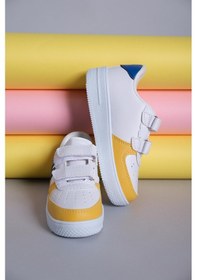 Resim Ezra Air Kalın Taban Bantlı Unisex Bebek Çocuk Sneaker 