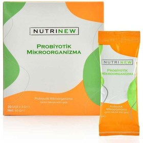 Resim Nutrinew Probiyotik Mikroorganizma İçeren Takviye Edici Gıda 20x3gr 