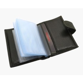Resim Westpolo Hakiki Deri Kağıt Para Ve Bol Şeffaf Kart Bölmeli Patlı Unisex Kartlık - Haki Haki 