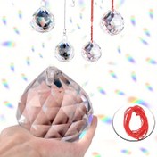 Resim Fantezi Cam Kristal Işık Yakalayıcı Prizma - 8.0cm Aşkın Yapay Rainbow Maker Düğün Dekoru, DIY El Sanatları ve Romantik Hediye için - Pencere, Mutfak, Bahçe Dekorasyonları ve Fotoğraf Işık Deneyleri için İdeal 