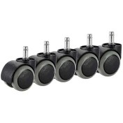 Resim Ikea İçin 5'li Paket Sandalye Tekerleği - Ağır Hizmet Tipi 10 Mm X 22 Mm Yedek 