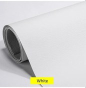 Resim Kendinden Yapışkanlı Deri Kanepe Tamir Yama Mobilya Masa Sandalye Etiket Koltuk White 50x137cm 