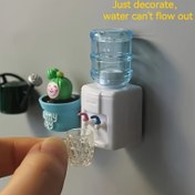 Resim Miniatur Su Soğutucu Dispenser Modeli 1/12 Ölçekli - Plastik Koleksiyonluk Bina Aksesuarı, Elektriksiz Dekoratif Oyuncak - Noel, Yılbaşı ve Her Durum İçin İdeal - Bebek Evi Mutfak/Banyo Sahnesi için - Pil veya Tüy Gerektirmeyen Koleksiyonluk Binalar & Aksesuarlar, Cadılar Bayramı 