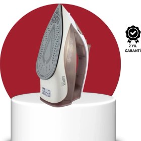 Resim Seramik Tabanlı Buharlı Ütü 2200W Dikey Ütüleme 300ML Kahverengi - Lisinya 