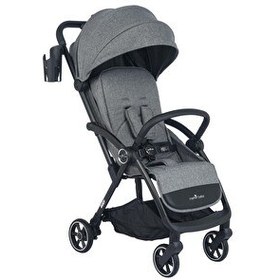 Resim Merkür Bebe Ruby Tek Tuşla Otomatik Katlanan Kabin Boy Bebek Arabası Gri 