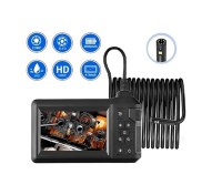 Resim Vtn-008 Ekranlı Çift Kameralı 10 Mt Sert Kablo Yılan Endoskop Kamera 8 Mm 4.3 Inc-117134 