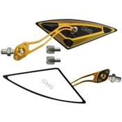 Resim YM Motosiklet Modifiye Ayna Sarı 8 Mm 10 Mm Aparatlı 