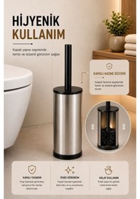 Resim Tuvalet Fırçası Wc Klozet Fırçası Krom 