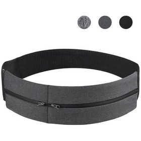 Resim Didadodo Spor Bel Çantası - Su Geçirmez, Hafif Ve Çok Amaçlı Koşu, Bisiklet Ve Egzersiz İçin Siyah-gri, Küçük Boy Siyah - Gri 