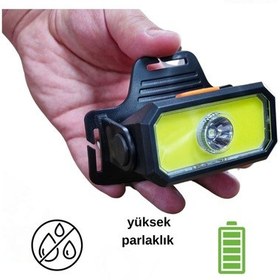 Resim Gold Orion Kafa Feneri Led Şarjlı Or-5102 Siyah 