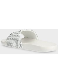 Resim Calvin Klein Erkek Terlik Ym0ym00955 01w Beyaz-siyah Beyaz - Siyah 