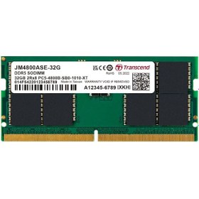 Resim Transcend JM4800ASE-32G 32GB DDR5 4800Mhz CL40 1.1V Notebook Ram 
