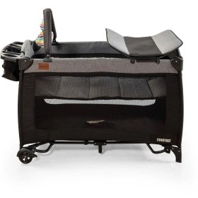 Resim Mcn Comfier Park Yatak Sallanır Cibinlikli Oyun Parkı Beşik 70x110 Cm - Gri 