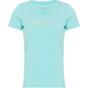 Resim Merrell Logo Kadın Mavi Tişört 