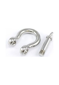 Resim Omega Zincir Kilidi. Paslanmaz Krom. 8Mm 