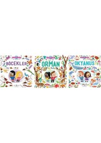 Resim Çevremizdeki Dünya Serisi 3 Kitap Set Böcekler-Orman-Okyanus 
