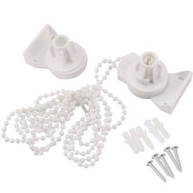 Resim Trendooze Zincirli Takımı, Rulo Rulo Perde Perde Montaj Braketleri Boncuklu Av 