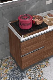 Resim Kenzlife Ankastre Modülü Kabini Lutetyum Cvz Ocak Altı Tezgah Aparatı 