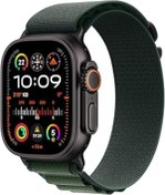 Resim Qedii Apple Watch Ultra 2 Gps + Cellular 49 Mm Akıllı Saat, Sağlam Titanyum Kasa Spor Saati Ve Koyu Yeşil 