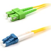 Resim Cabex - SC/APC 'den LC/APC' ye Dublex Fiber Optik Patchcord 5 MT 